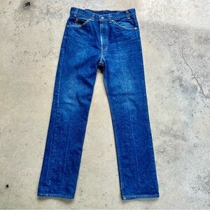 Vintage Levi's 517 Bootcut Orange Tab Jeans 33 USA